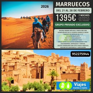MARRUECOS DEL 21 al 28 FEBRERO