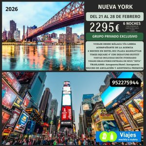 NUEVA YORK DEL 21 AL 28 DE FEBRERO