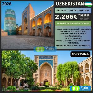 UZBEKISTÁN del 16 al 24 de OCTUBRE