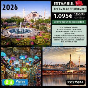 ESTAMBUL (04 al 08 de Diciembre 2026)