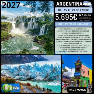 ARGENTINA (15 AL 29 de Enero 2027)